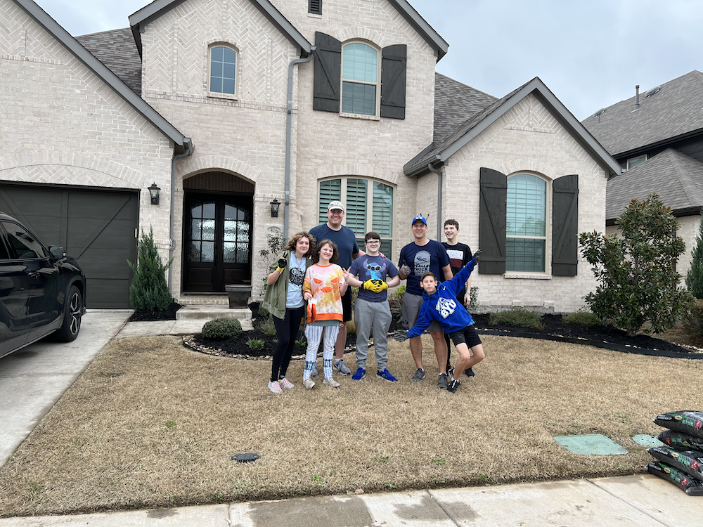 Crossroads Youth with Beautifully Spread Mulch